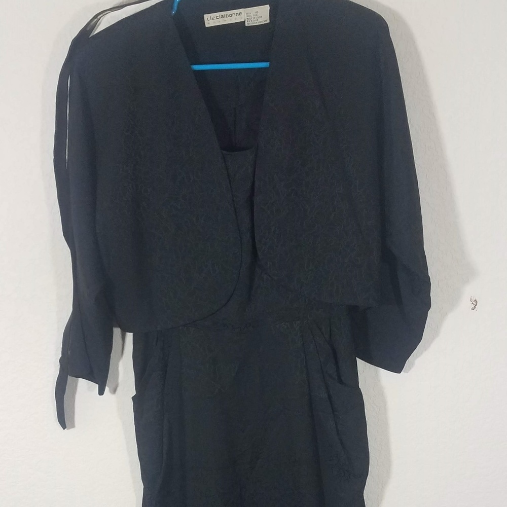 Silk 100% Black Dress